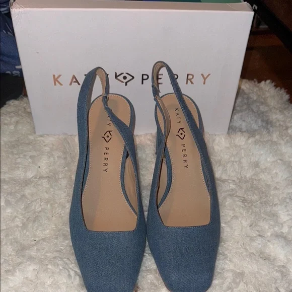 Katy Perry Women's The Hollow Heel Slingback Pump – Fashion Square Toe Heeled Sandal - View #5